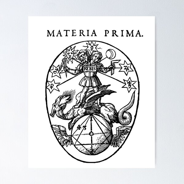Item preview, Materia Prima Medieval Alchemy Occult Rosicrucian designed and sold by h44k0n.
