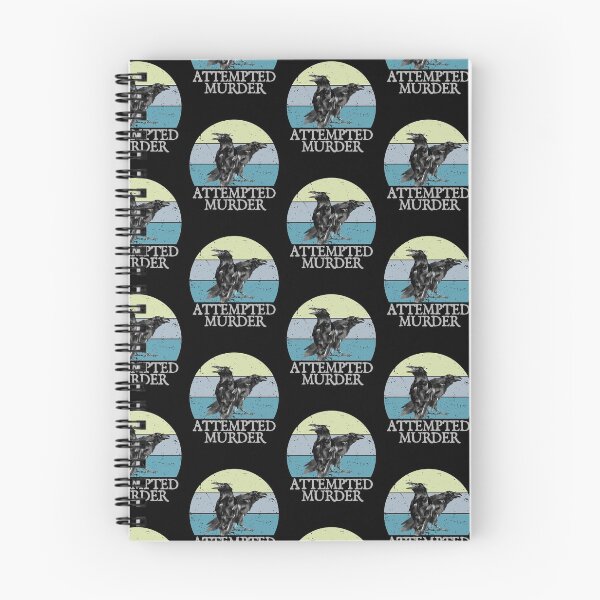Item preview, Attempted Murder Crows & Ravens Funny Crow Shirt Birds designed and sold by pepperjaw.