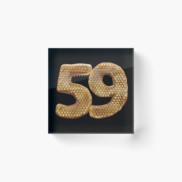 Item preview, 59 Number 3d Honey Numbers Font designed and sold by HelloFromAja.