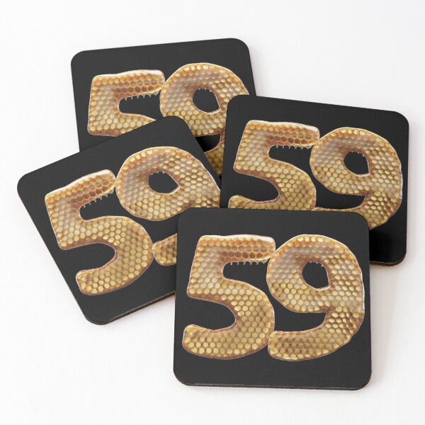 Item preview, 59 Number 3d Honey Numbers Font designed and sold by HelloFromAja.
