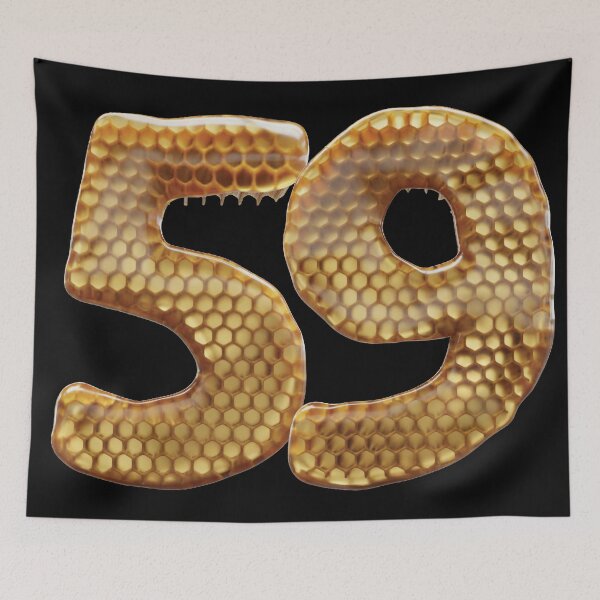 Item preview, 59 Number 3d Honey Numbers Font designed and sold by HelloFromAja.