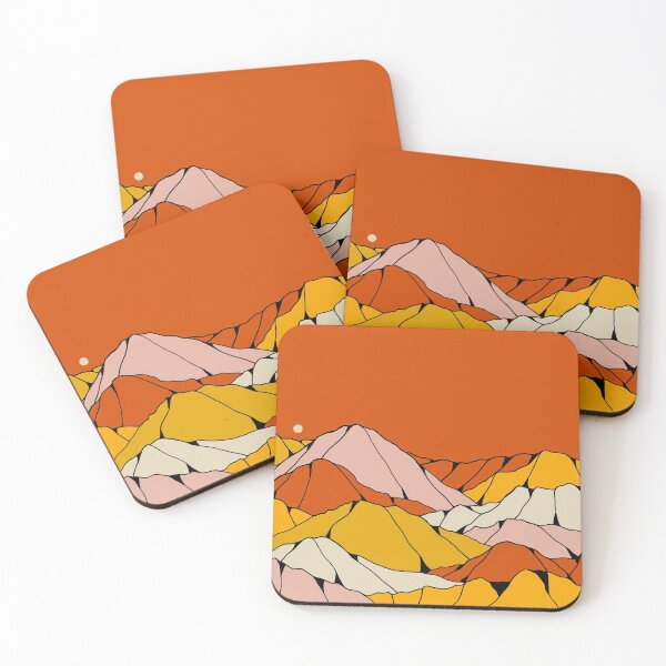 Item preview, The summer orange peaks designed and sold by Swadeillustrations.