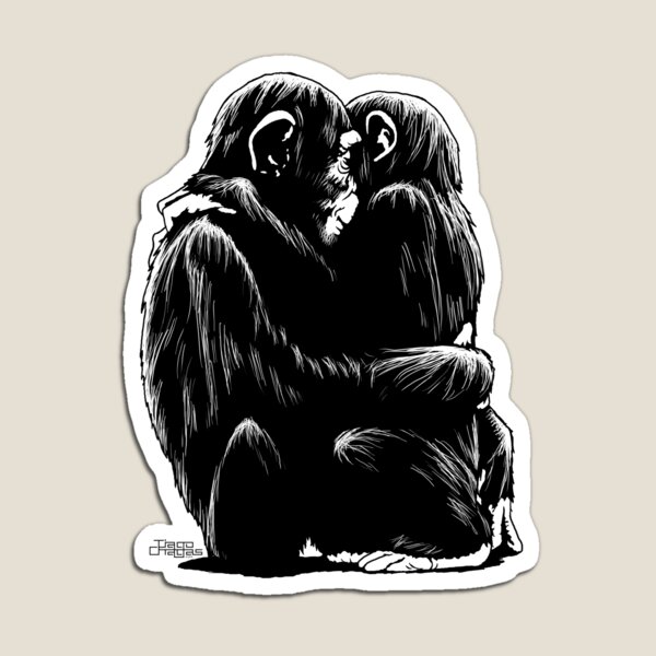Primate love Magnet