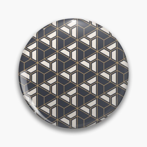 Item preview, Abstract pattern based on Japanese ornament Kumiko. Geometric tiles with triangles. designed and sold by IndigoCat.
