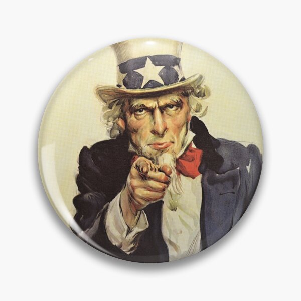 Item preview, Vintage I Want You WWI Propaganda USA designed and sold by madeinatlantis.