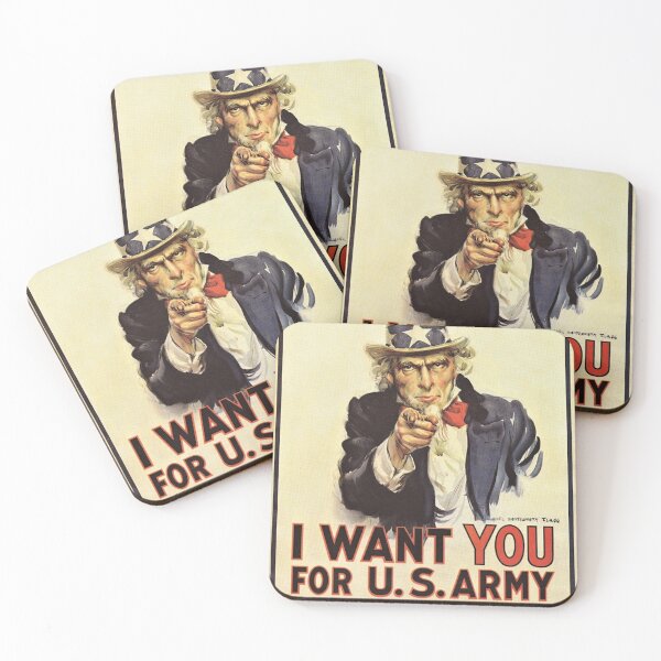 Item preview, Vintage I Want You WWI Propaganda USA designed and sold by madeinatlantis.