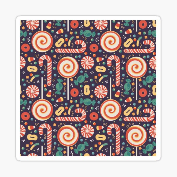 Item preview, Various Candy Seamless Pattern designed and sold by Simplulina.