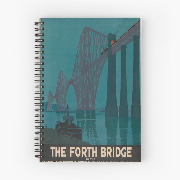 Item preview, LNER The Forth Bridge vintage travel poster designed and sold by stickart-marek.