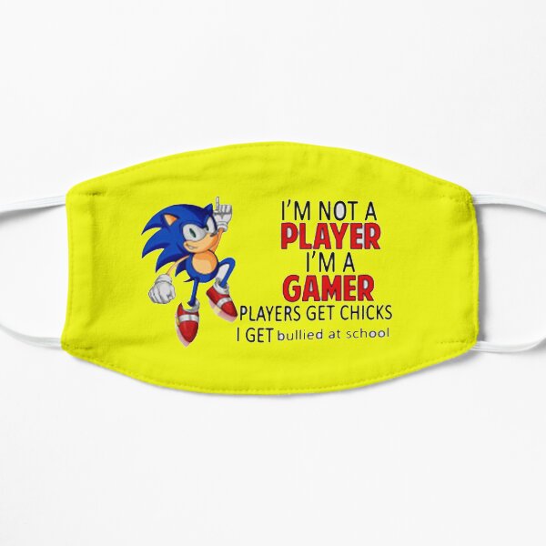 Amazing gamer t-shirt Flat Mask