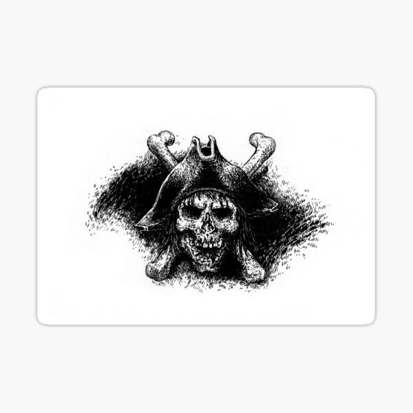 Skull and Crossbones Sticker