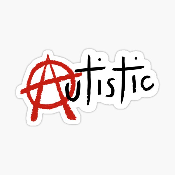 Punk autiste Sticker