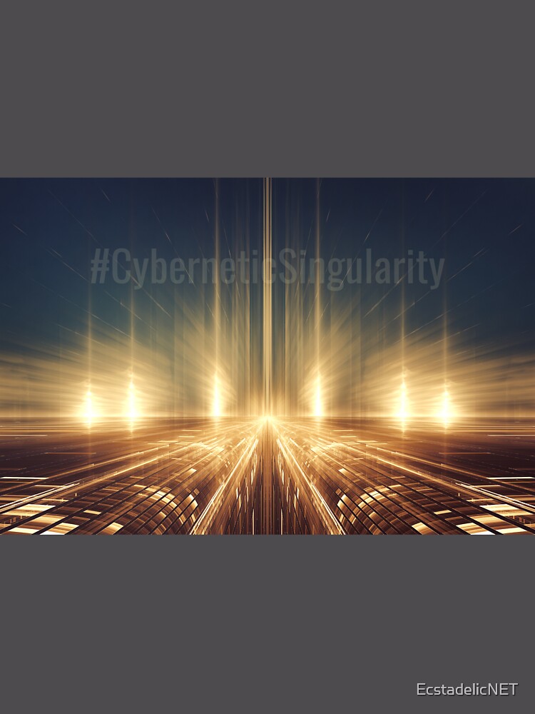 Thumbnail 6 von 6, Premium Oversized Pullover, #CyberneticSingularity designt und verkauft von EcstadelicNET.