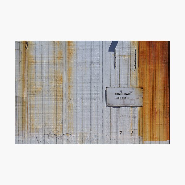 Rust Stains Photographic Print