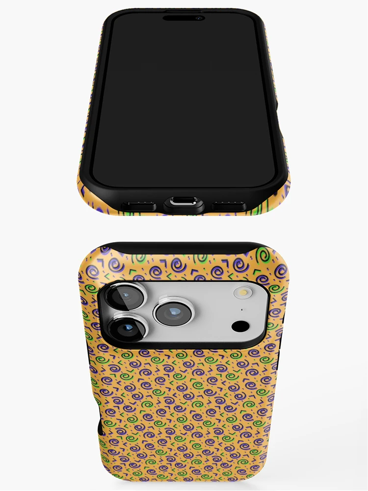 Thumbnail 3 of 4, iPhone Case, Swirls Pattern  designed and sold by MyTribePatterns.