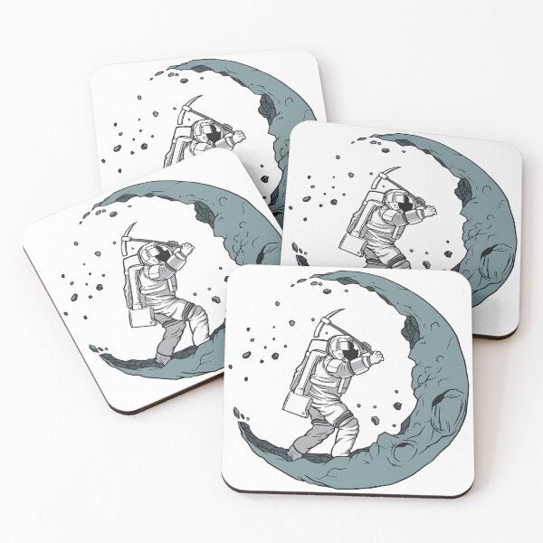Item preview, Astronauta Moon Digger designed and sold by ahashki.