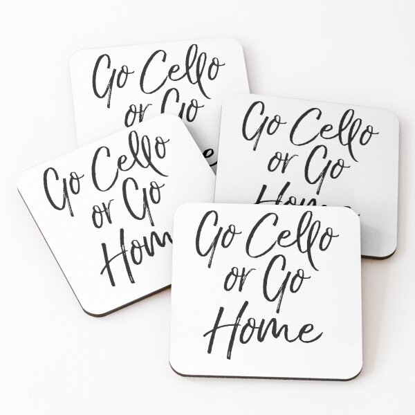 Item preview, Go Cello or Go Home Funny Marching Band Quote designed and sold by TNDesignStudio.
