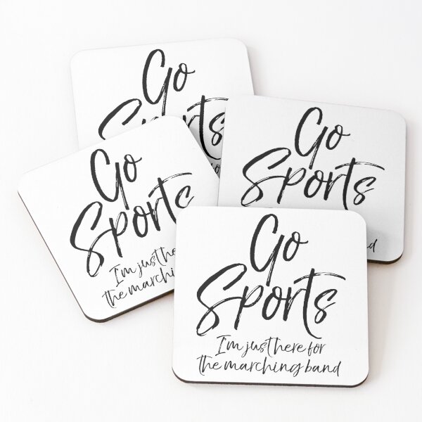 Item preview, Go Sports I'm Just Here for the Marching Band Funny Marching Band Quote designed and sold by TNDesignStudio.