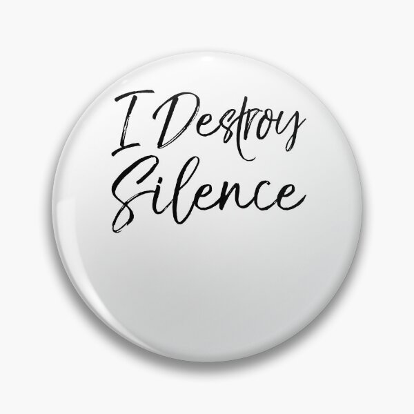 Artikelvorschau, I Destroy Silence Funny Marching Band Quote entworfen und verkauft von TNDesignStudio.