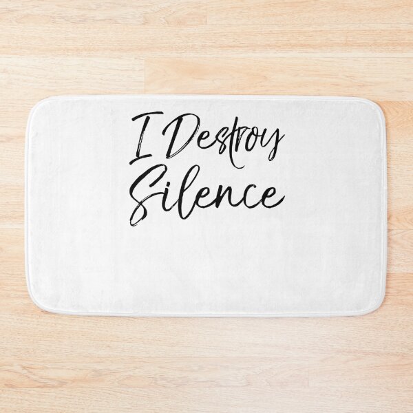 Item preview, I Destroy Silence Funny Marching Band Quote designed and sold by TNDesignStudio.