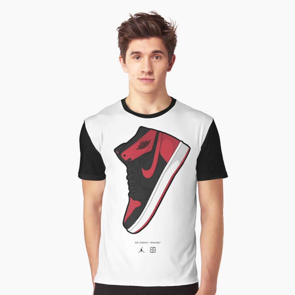 jordan 1 banned t shirt