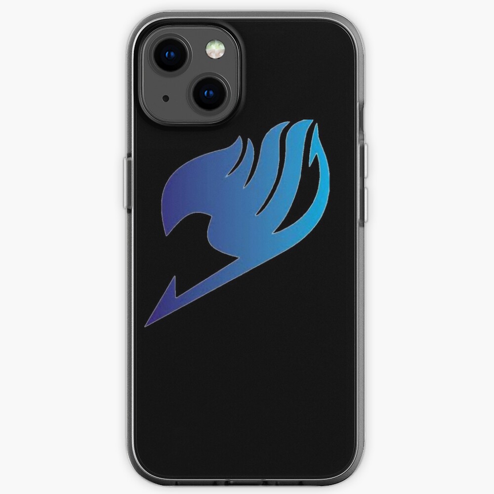 Fairy Tail Logo Blue and Black iPhone Case