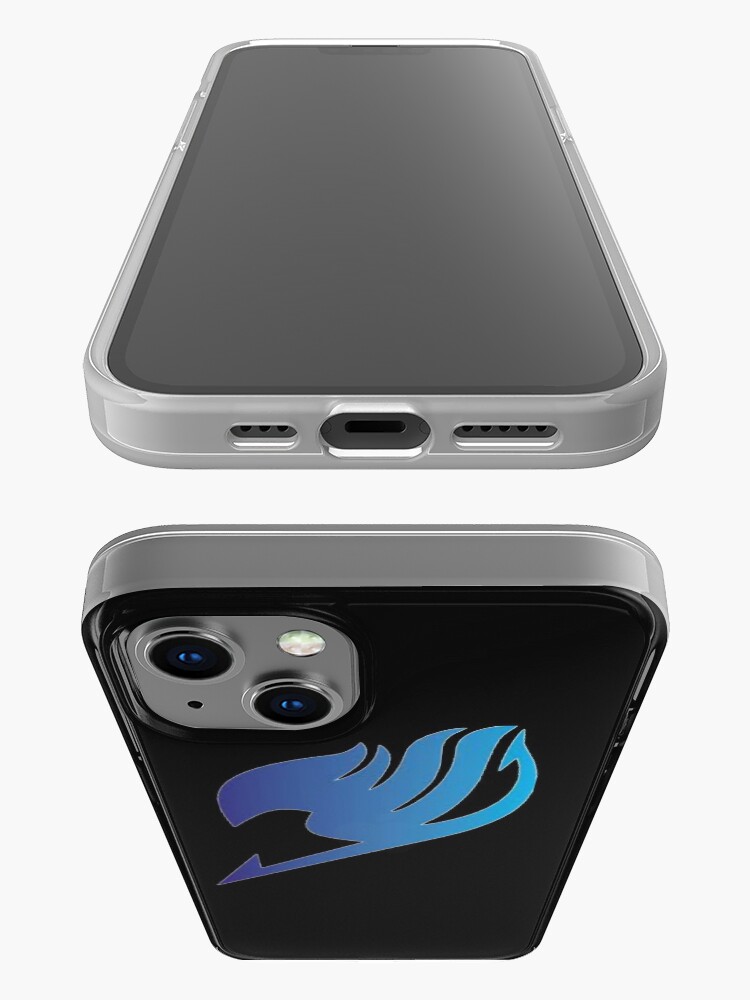 Alternate view of Fairy Tail Logo Blue and Black iPhone Case