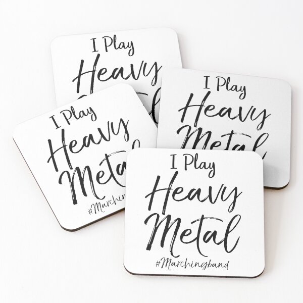 Item preview, I Play Heavy Metal #Marchingband Funny Marching Band Quote designed and sold by TNDesignStudio.