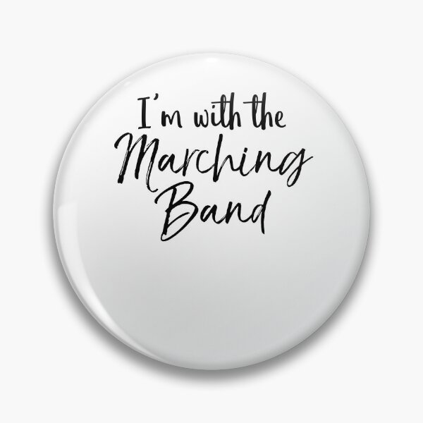 Artikelvorschau, I'm with the Marching Band Funny Marching Band Quote entworfen und verkauft von TNDesignStudio.