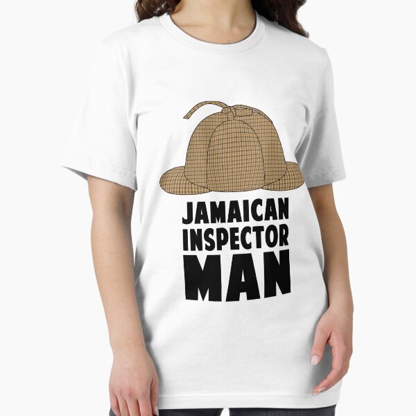 Vista previa del artículo con la obra « puedes festejar como si fuera 1888 mientras muestras tu amor por el inspector jamaicano favorito de todos.», diseñado y vendido por Starfall Industries.