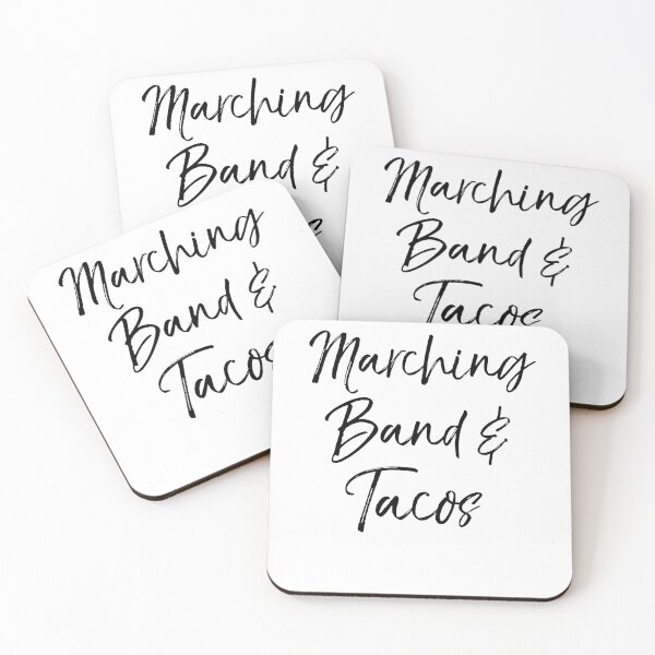 Item preview, Marching Band & Tacos Funny Marching Band Quote designed and sold by TNDesignStudio.