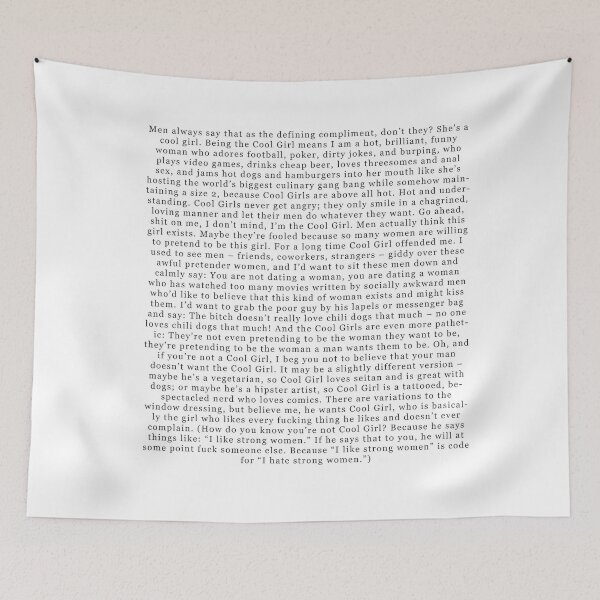 Item preview, Cool Girl - Gone Girl Monologue designed and sold by binifuego.