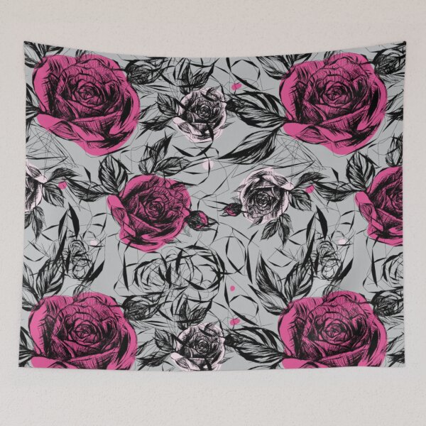 Item preview, Floral patterend roses, Pink roses texture designed and sold by Rakesh Murugan.