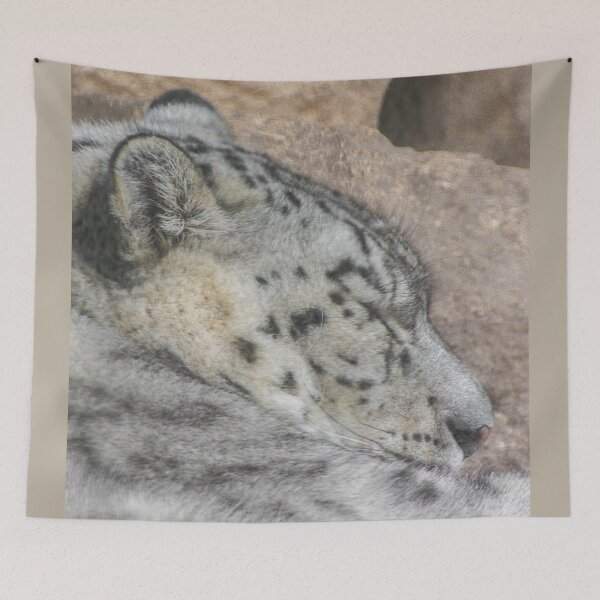 Item preview, Sleeping snow leopard designed and sold by KcsArt87.
