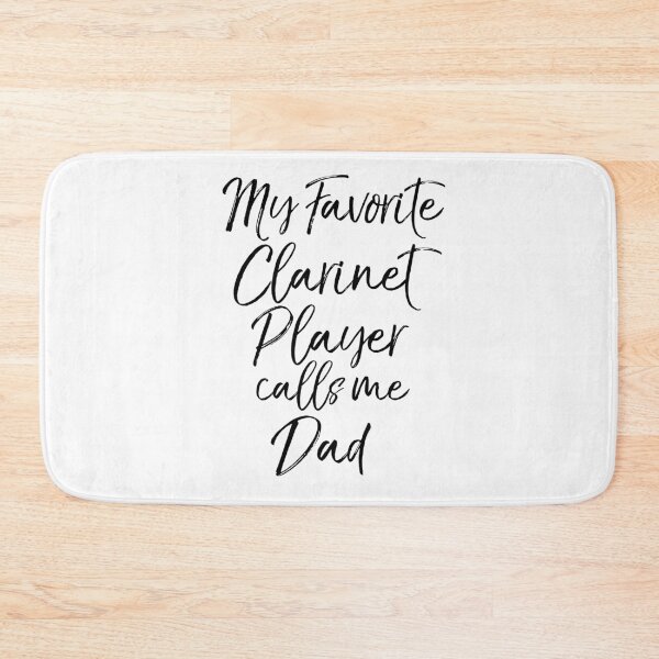 Item preview, My Favorite Clarinet Player Calls Me Dad Funny Marching Band Quote designed and sold by TNDesignStudio.