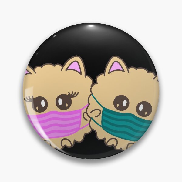 Item preview, Kawaii Poodle Puppy Dogs Mask Coronavirus designed and sold by Washyourhandss.