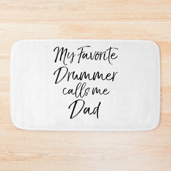 Item preview, My Favorite Drummer Player Calls Me Dad Funny Marching Band Quote designed and sold by TNDesignStudio.
