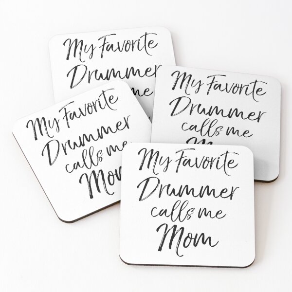 Item preview, My Favorite Drummer Player Calls Me Mom Funny Marching Band Quote designed and sold by TNDesignStudio.