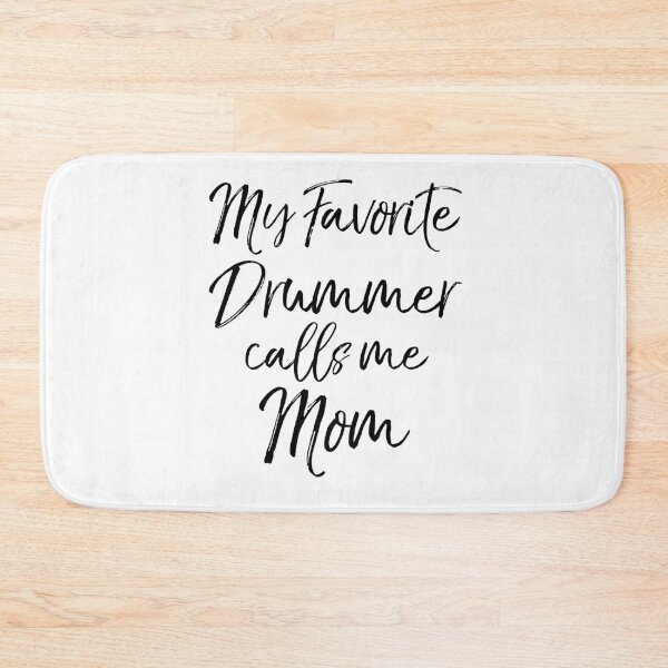 Item preview, My Favorite Drummer Player Calls Me Mom Funny Marching Band Quote designed and sold by TNDesignStudio.