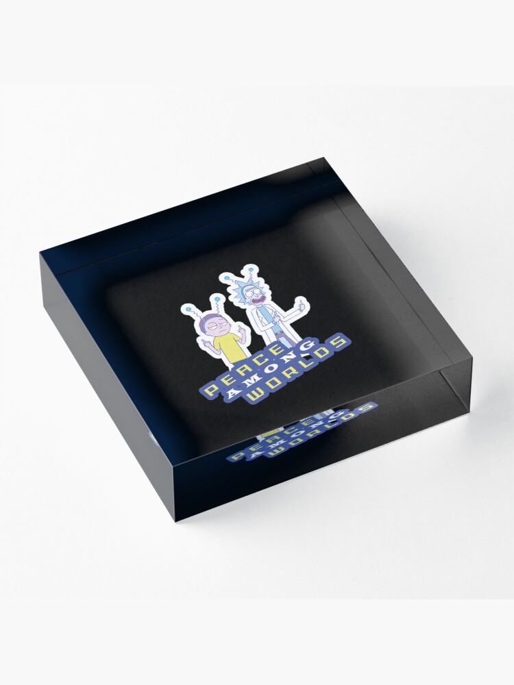 Alternate view of Peace Among Worlds Acrylic Block