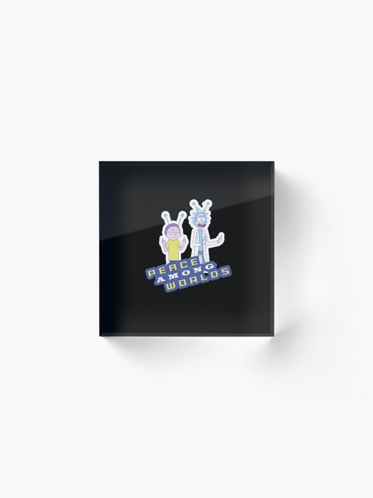 Alternate view of Peace Among Worlds Acrylic Block