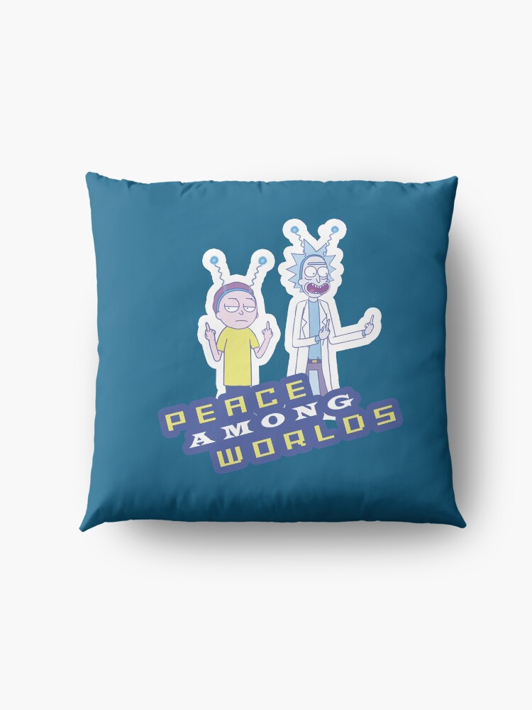 Alternate view of Peace Among Worlds Floor Pillow
