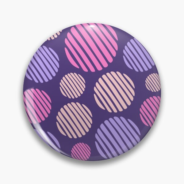 Item preview, Abstract color pattern of hand drawn striped circles. designed and sold by IndigoCat.