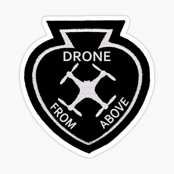 Item preview, Drone From Above Vintage Style Patch designed and sold by drquest.