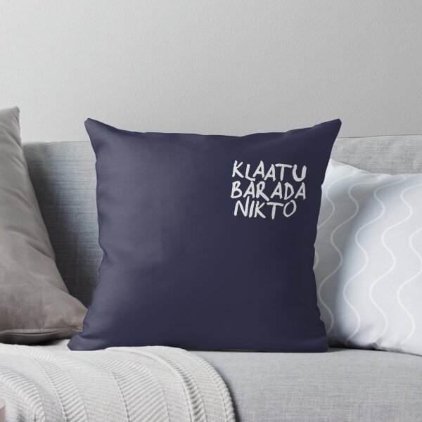 Item preview, Klaatu Barada Nikto - Evil Dead (white)  designed and sold by Dan e Dav  Store.