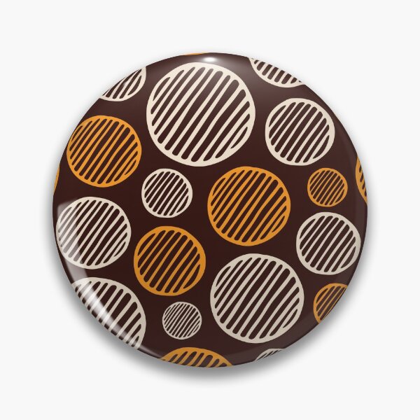 Item preview, Abstract seamless pattern of hand drawn striped circles. designed and sold by IndigoCat.