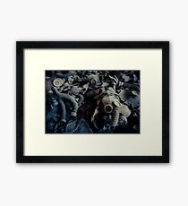 Attended by Shadows Framed Print