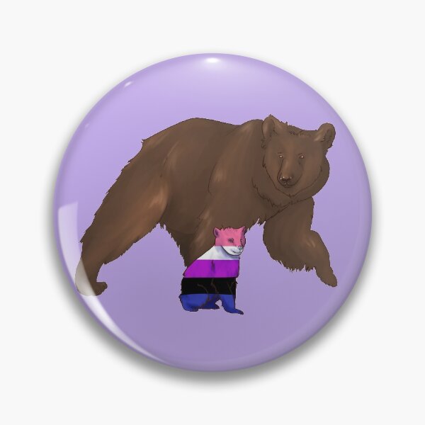 Item preview, UPDATED! Mama/Papa/Parent LGBTQ+ Pride Bear- Genderfluid designed and sold by floralMonarch.