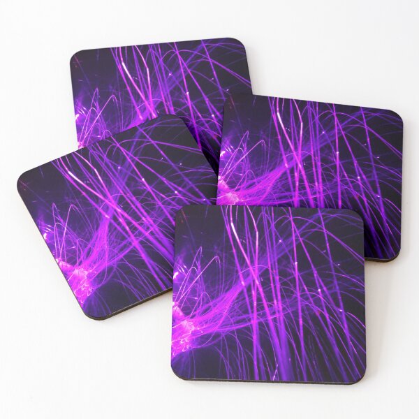 Item preview, Overlaying wavy lines forming an abstract pattern on a dark background. designed and sold by anytka.