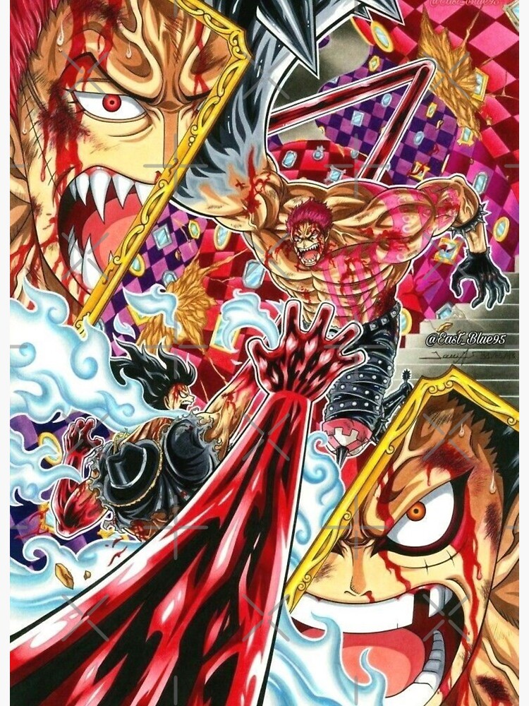 Luffy Vs Katakuri Art Board Print For Sale By Mattfly86 Redbubble