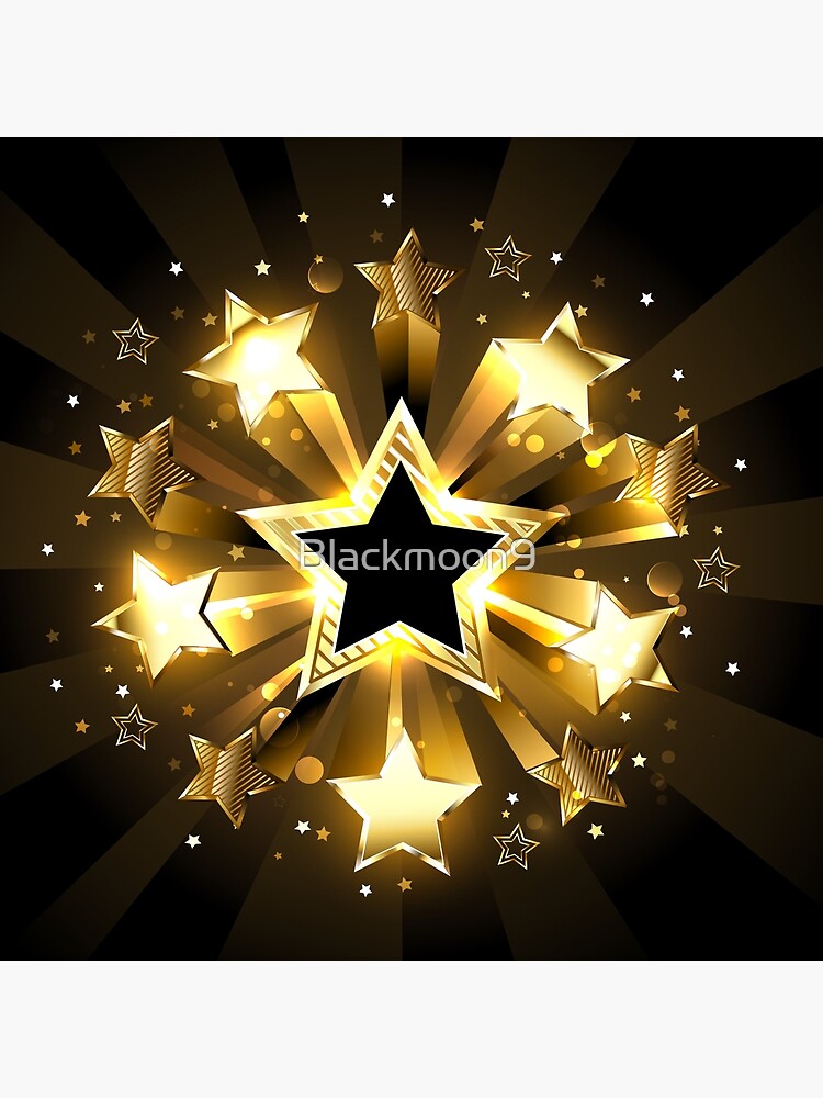 Sparkling Gold Star